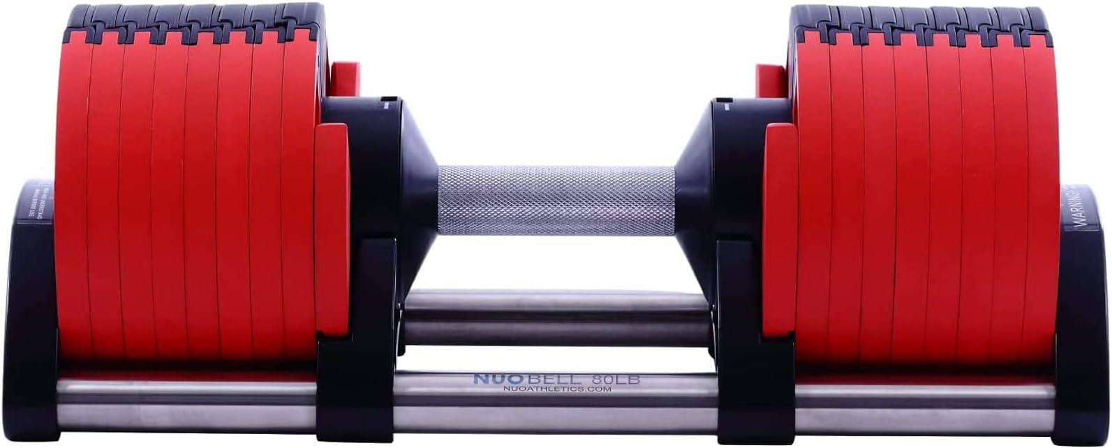 BODYTECH x NUOBELL Collaboration Product, Adjustable Dumbbell, Multiple Levels of Weight Change with one-Hand 80LB