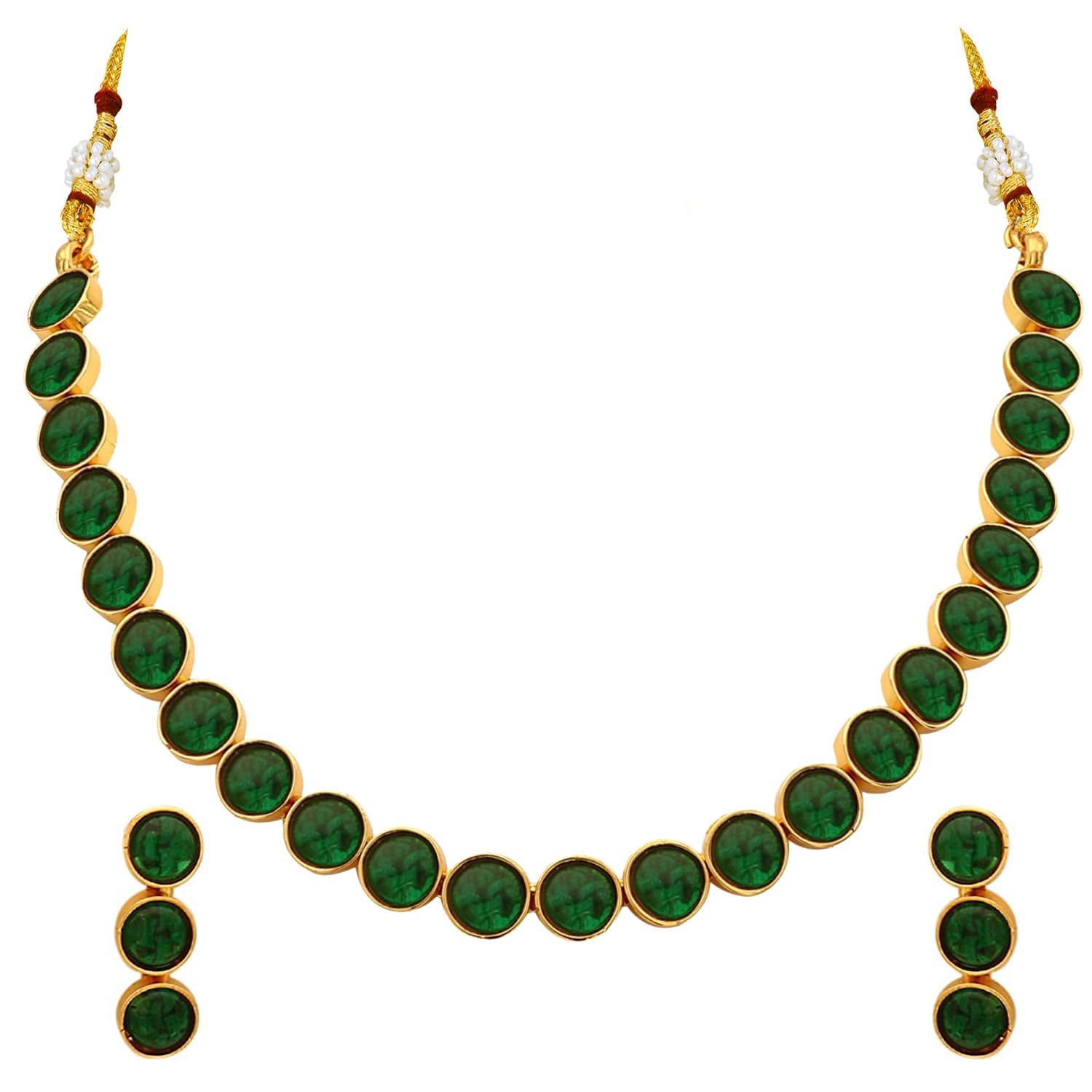 Peora Traditional Ethnic Necklace & Jewellery Set Gift for Women