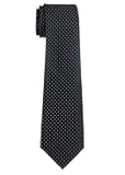 Retreez Check Textured Woven Boy's Tie - 8-10 years