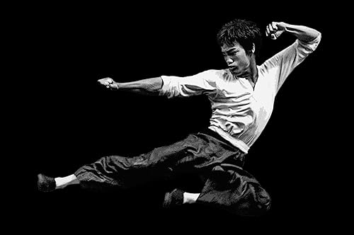 Miniatura 3 de Rebel Pop Art Póster de Bruce Lee Bruce Lee con cita motivacional #2 (11 x 17 pulgadas)