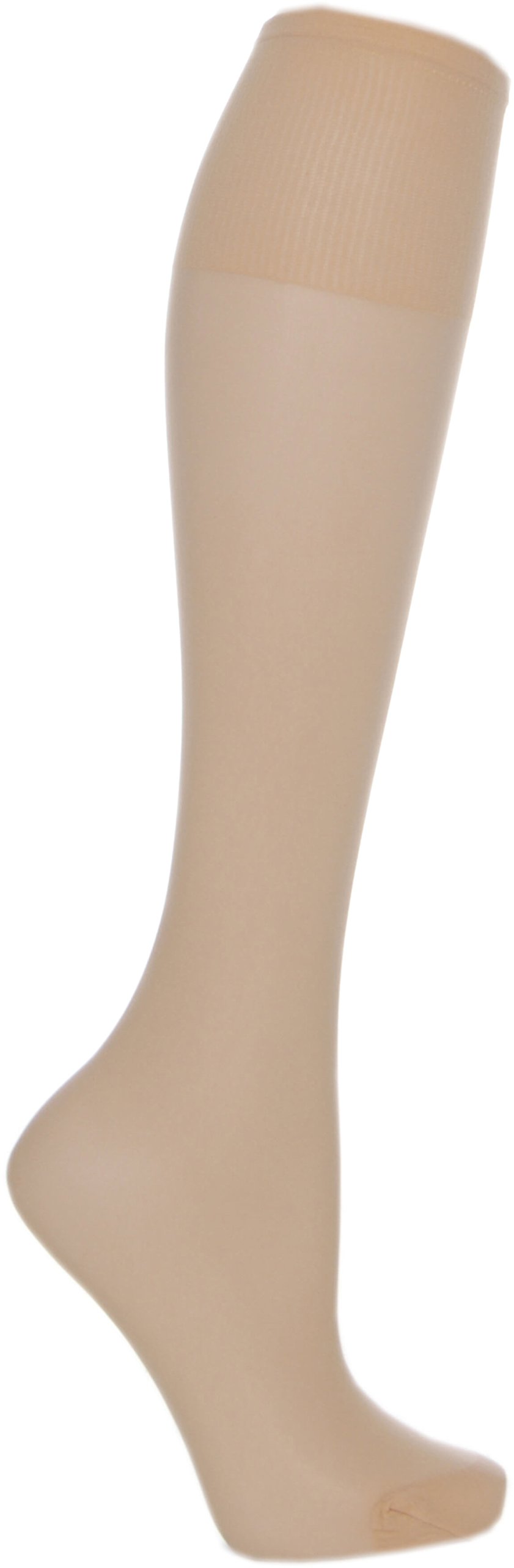 Cosyfeet Extra Roomy Softhold® Premium Knee Highs 20 Denier - Natural - One Size Fits All