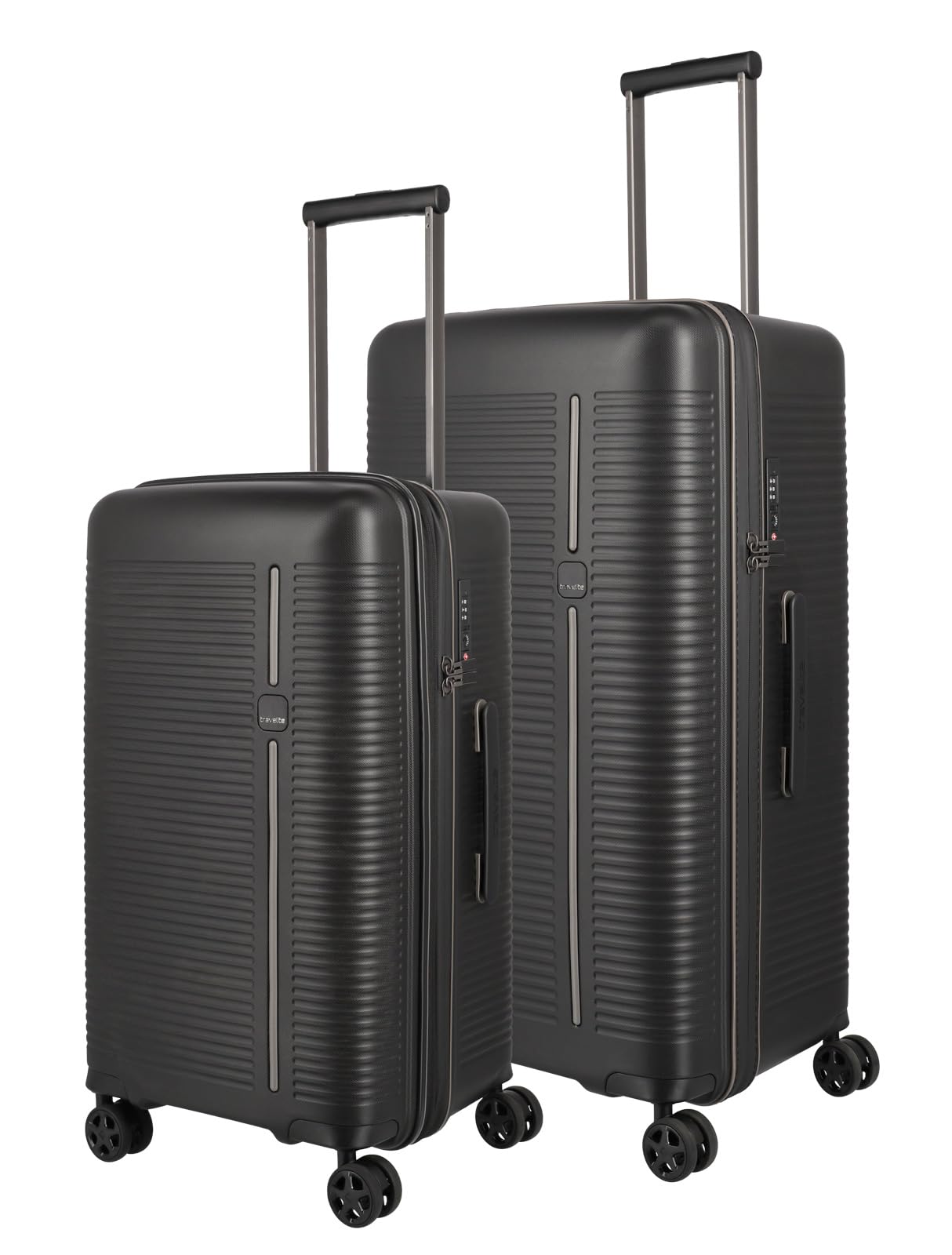 travelite trolley Roomer 4W Trolley-Set M / L Black