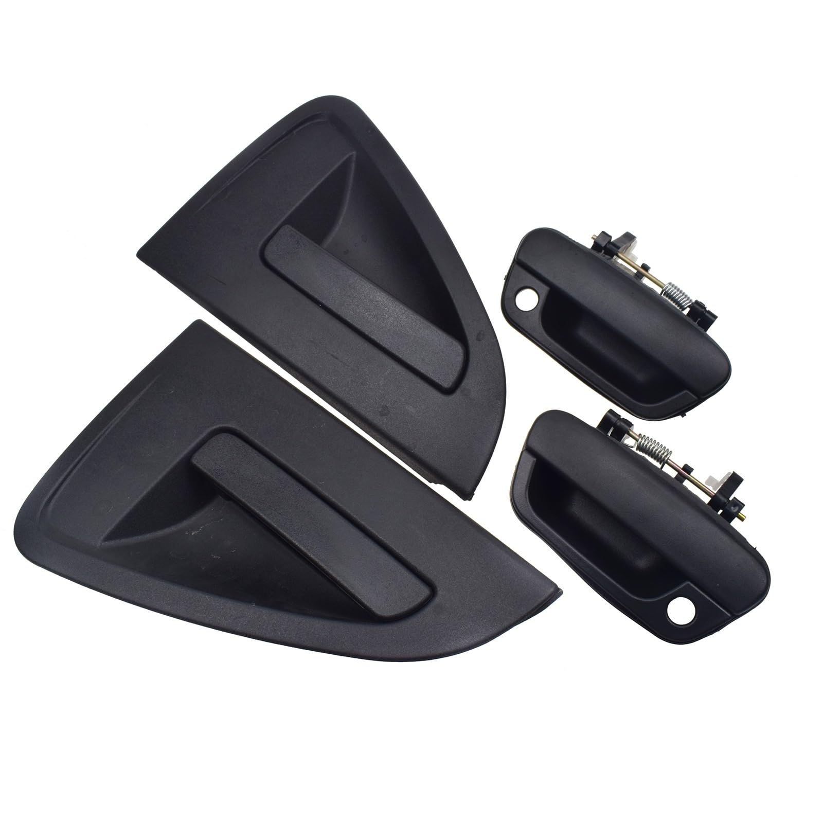 POQWERIQ Outside Exterior Door Handle Front Rear Left Right for Chevrolet for Spark 2009-2015 1.2L 95987920,95987921,95964943, 95964944