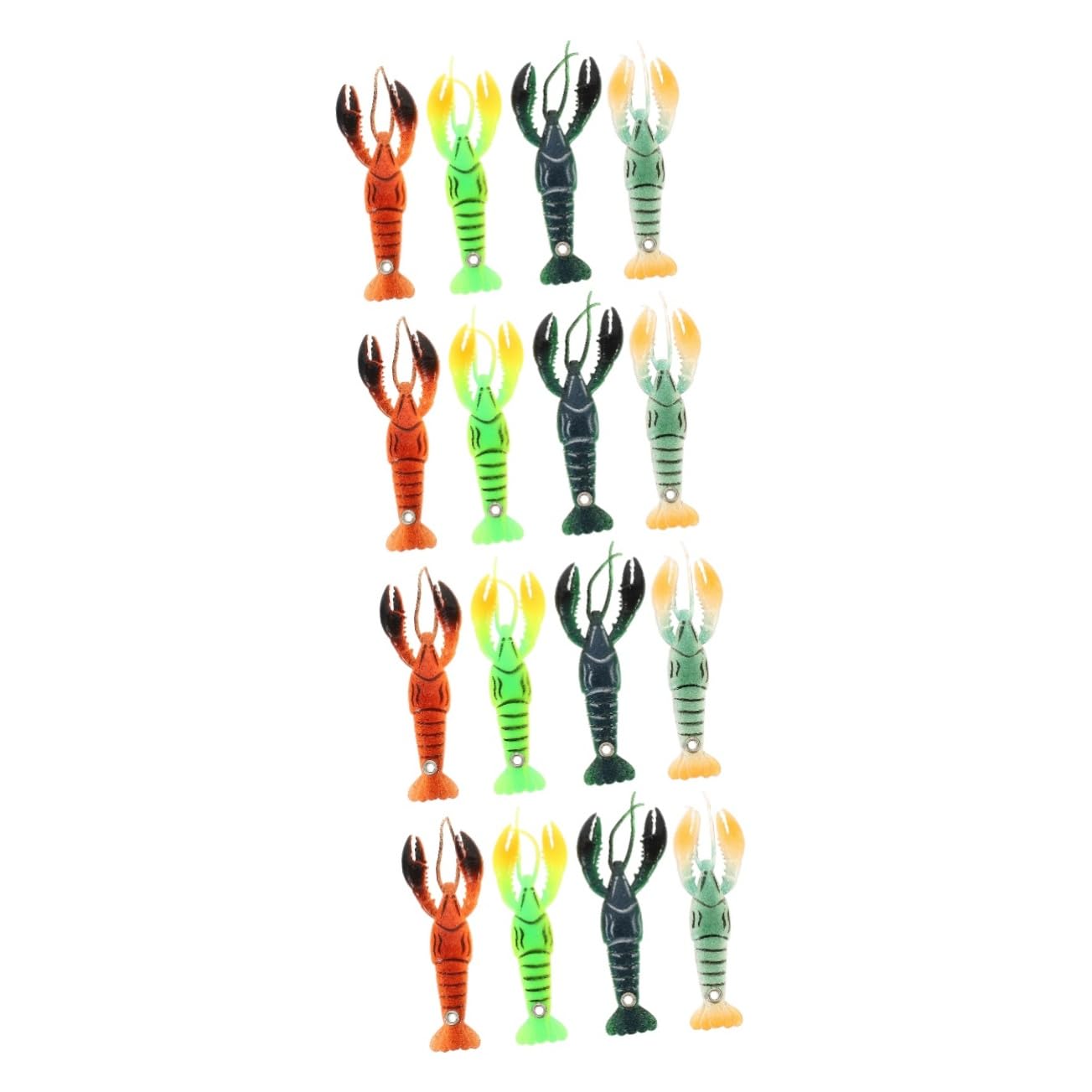 Didiseaon 16 Uds Cebo De Cangrejo Señuelo De Pesca Biónico Señuelo De Cangrejo Señuelos De Pesca Crawdad Cebos De Pesca Cebos Blandos para Pesca Equipo De Pesca Artificial Cangrejo De Río