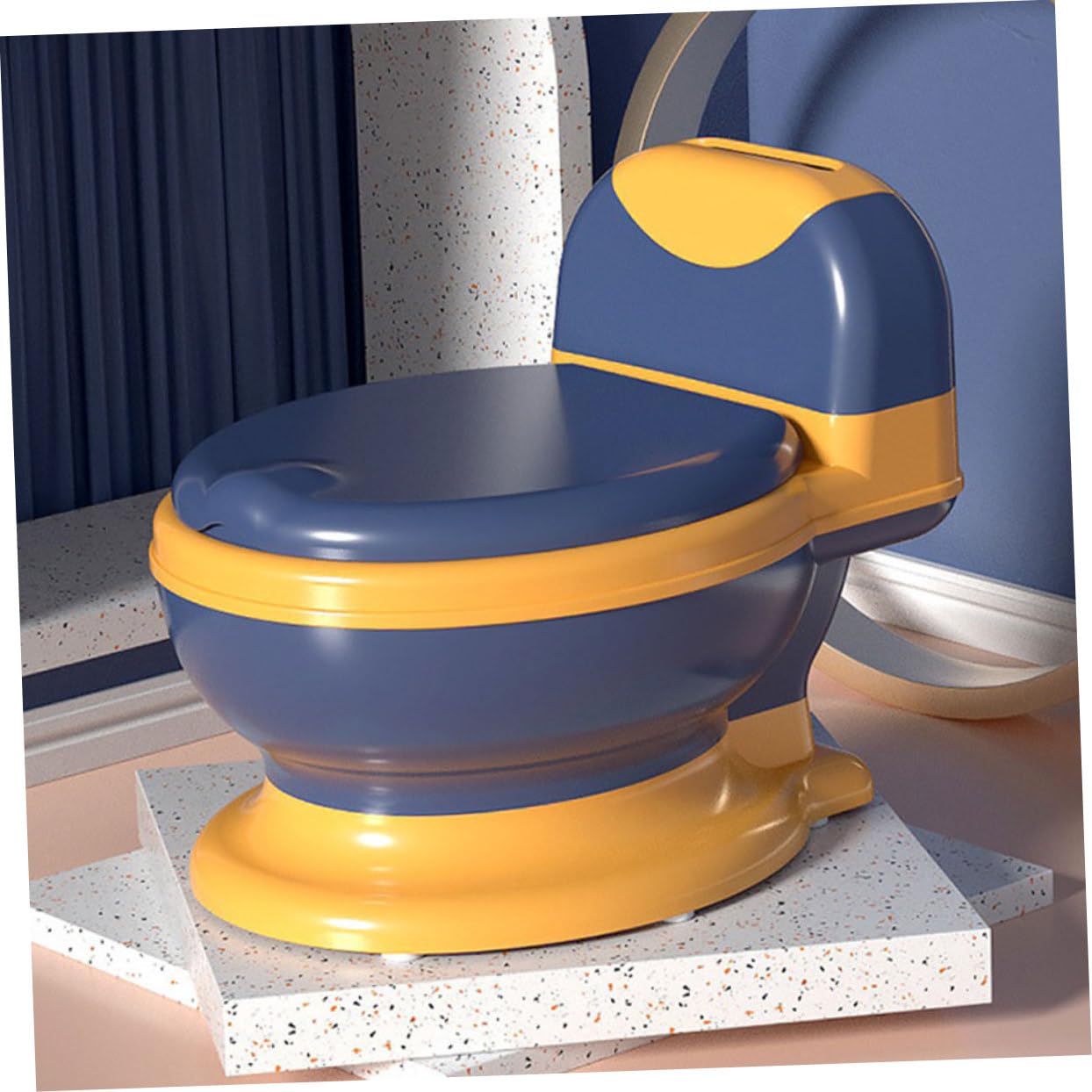 Orinal Infantil Realista de Plástico Asiento Blando
