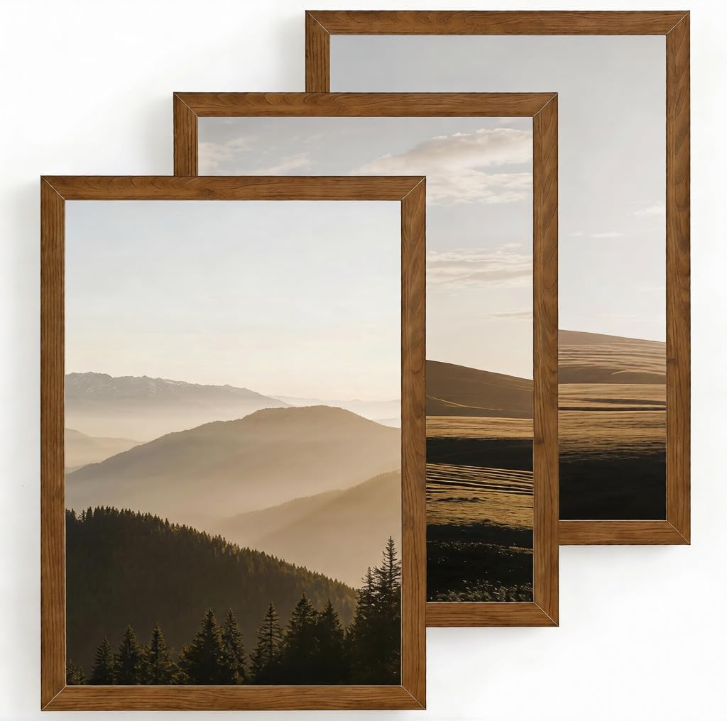 Cadres photo A4 en bois pour décorer votre salon avec vos affiches et souvenirs