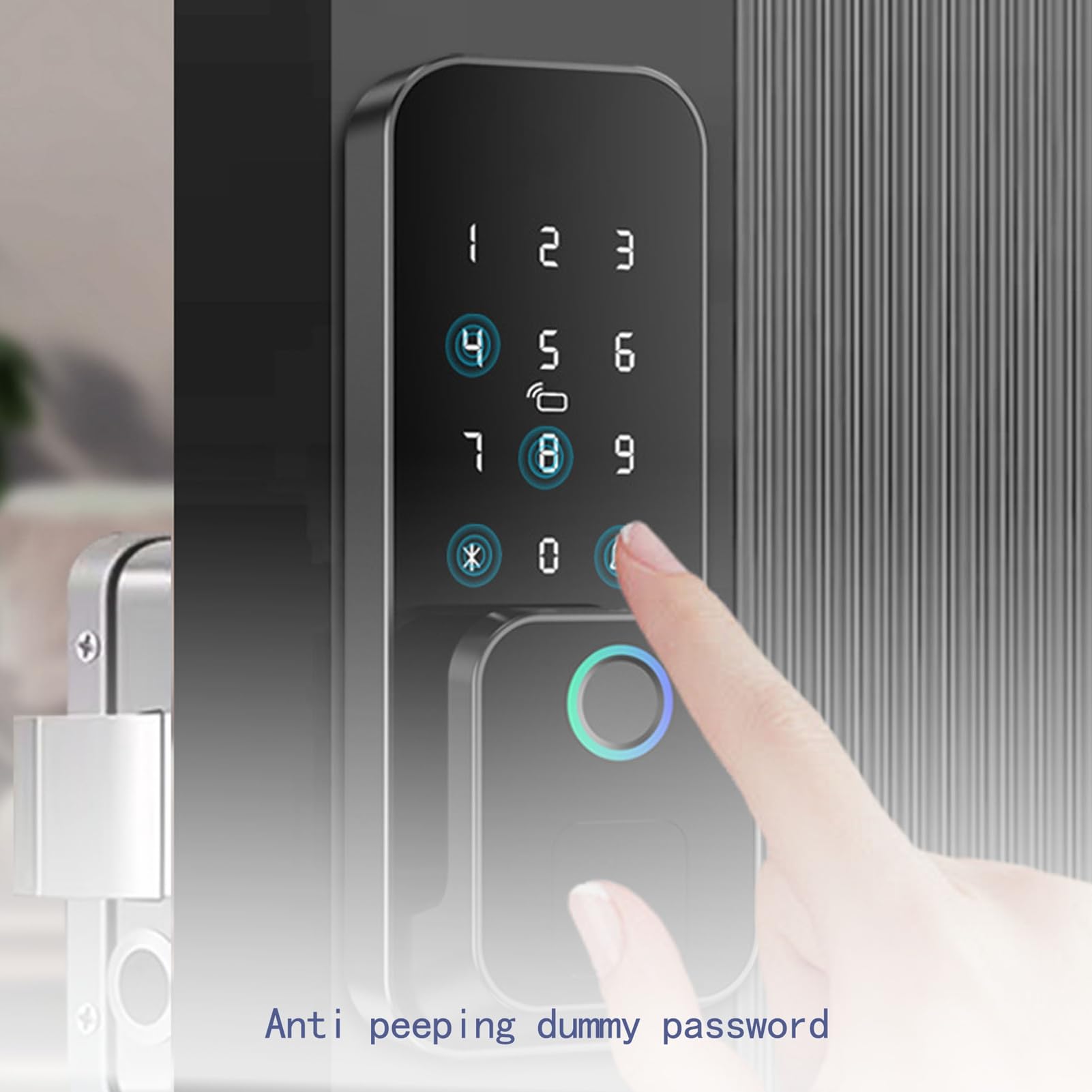 Cerradura de Puerta Inteligente con Huella Digital WiFi, Entrada