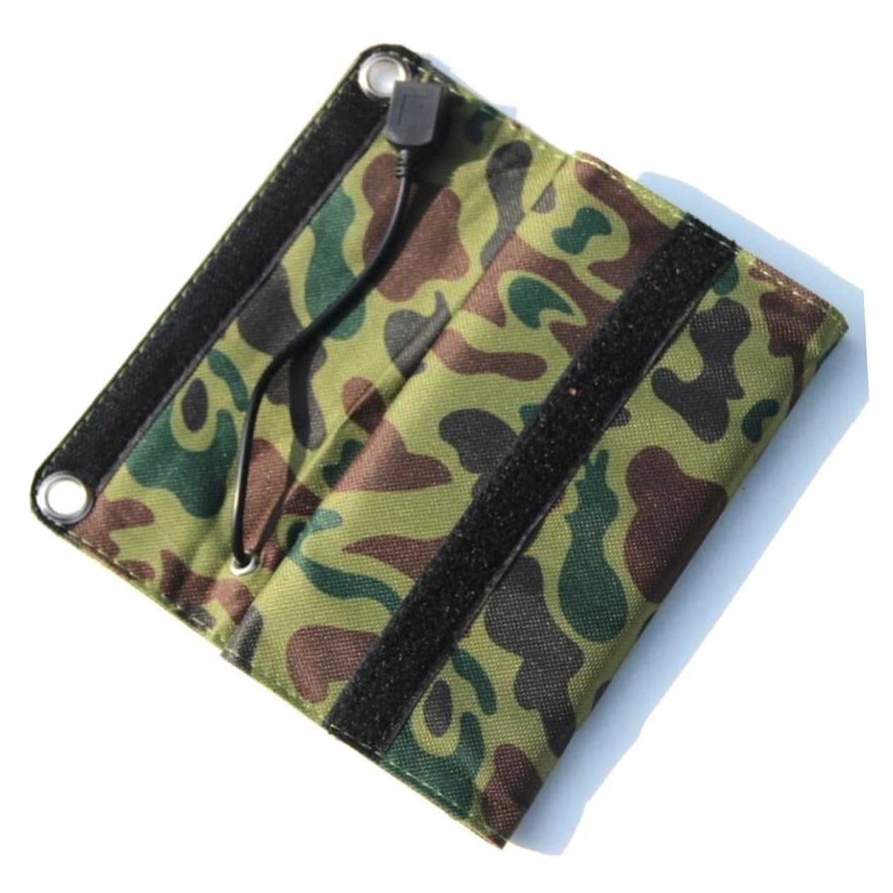 POPETPOP Foldable Solar Panel Charger Portable Design for Outdoor Camping Hiking and Emergency Use Efficient USB Output for Phones Tablets and More Camouflage