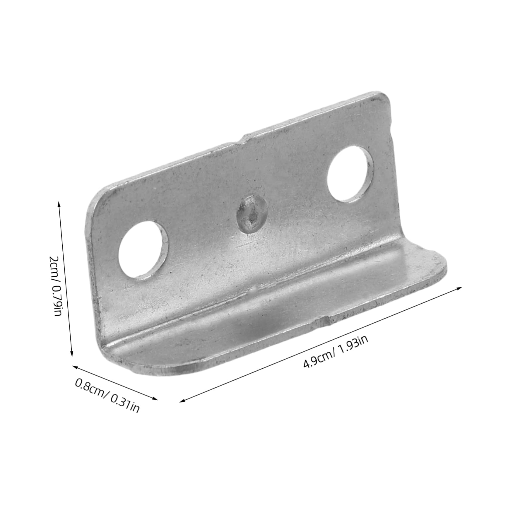 MUCKLILY Cabinet Drawer Lock Plate Set 20pcs Metal Right Angle Lock Home Office Furniture Security