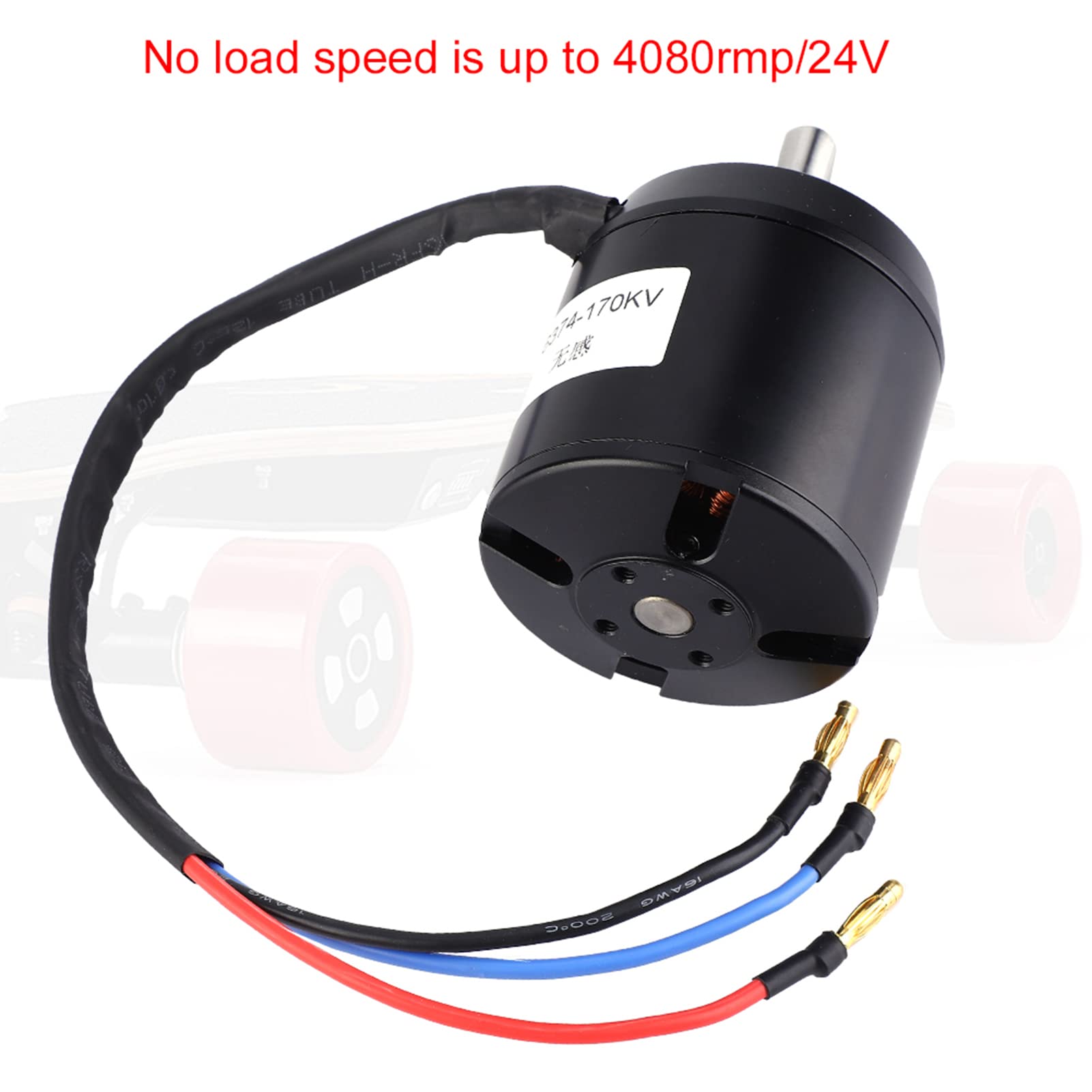 QANYEGN 170KV 3000W Scooter Hub Motor, Electric Brushless Motor Kit, Waterproof Brushless Hub Motor for Various Electric Scooter
