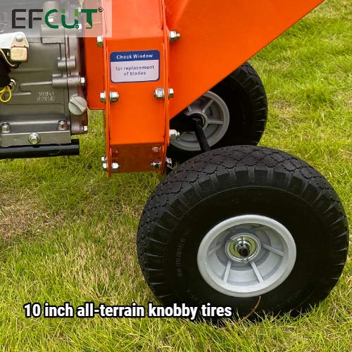 EFCUT C30 Mini Wood Chipper Shredder Mulcher 7 HP 212cc Heavy Duty Engine Gas Powered 3