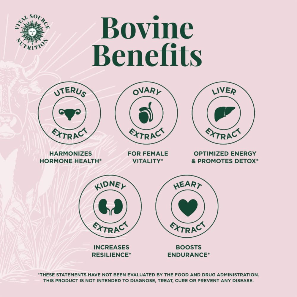 Vital Source Nutrition - BiFi Capsules - Premium Primal Organ Blend - Supports Hormone Health, Energy, Stamina & Clarity - Daily Vitality - Ancestral Supplements for Women - No Artificial Ingredients - Image 3