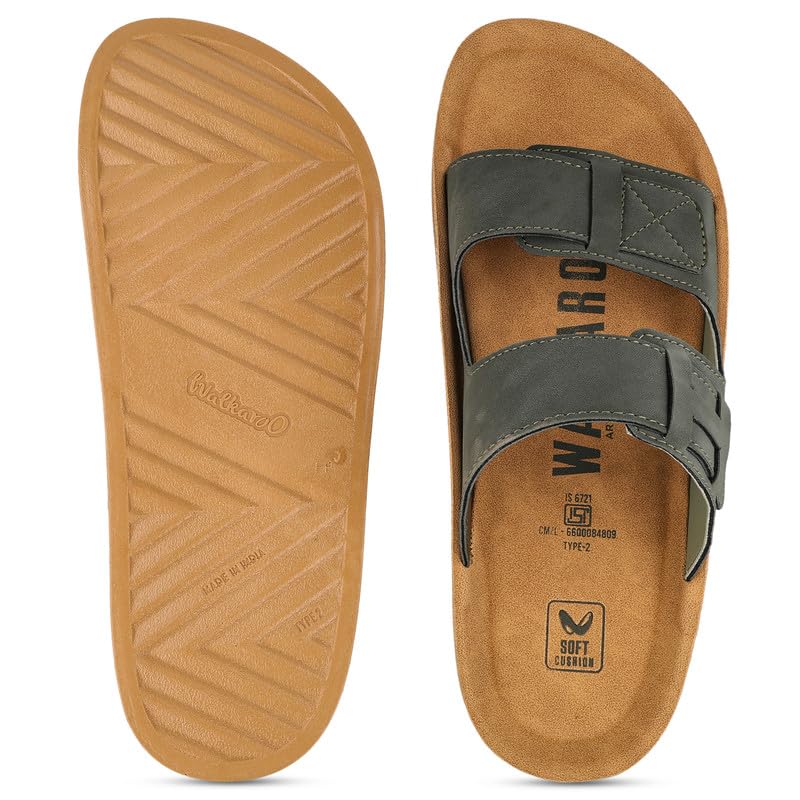 Image of WALKAROO Men's Fashion Sandals with Soft Sole and Lightweight - WGR53211