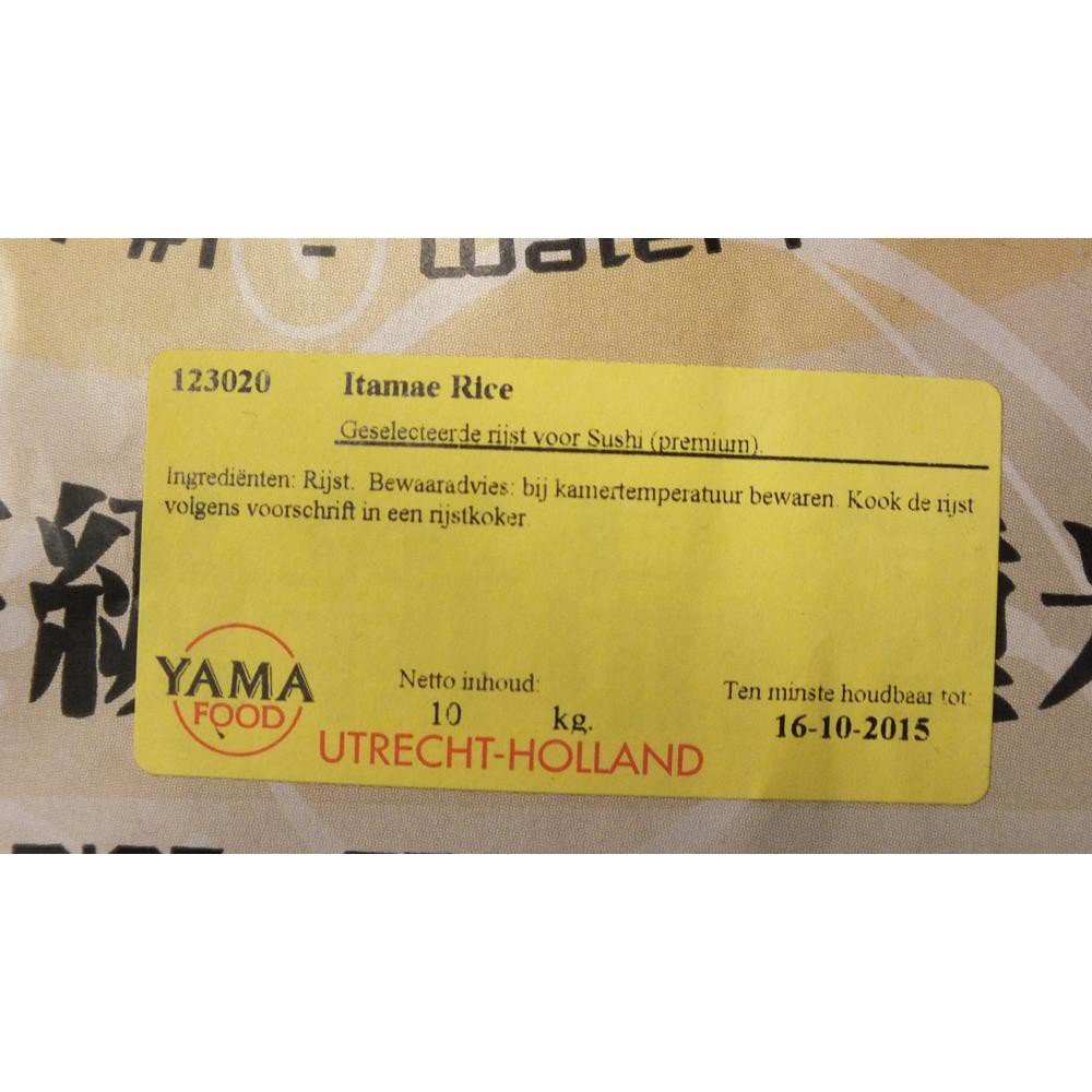 Yama Itamae Premium Quality Sushi Rice worek 10 kg (Itamae Sushi Reis)