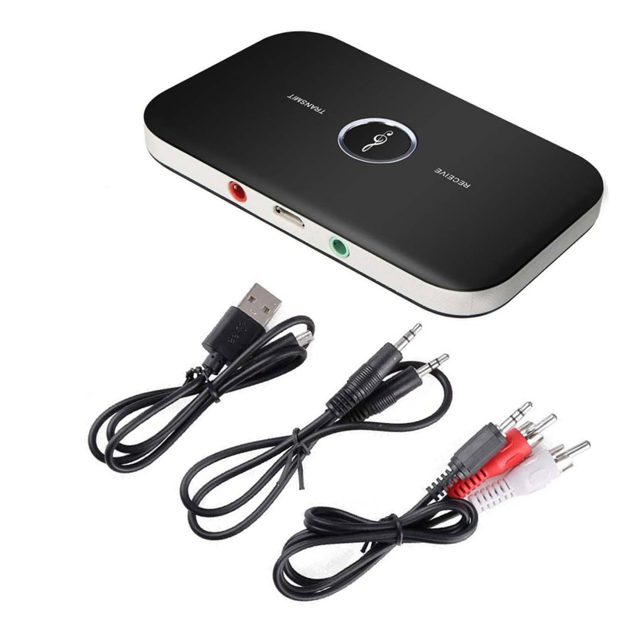 OSALADI 3stücke Audio Adapter Transmitter Und Receiver Für Tv Auto Stereoanlage Aux Kompatibel Mit Pc Und Mobilgeräten Langlebige Batterie Hervorragende Klangqualität Einfache