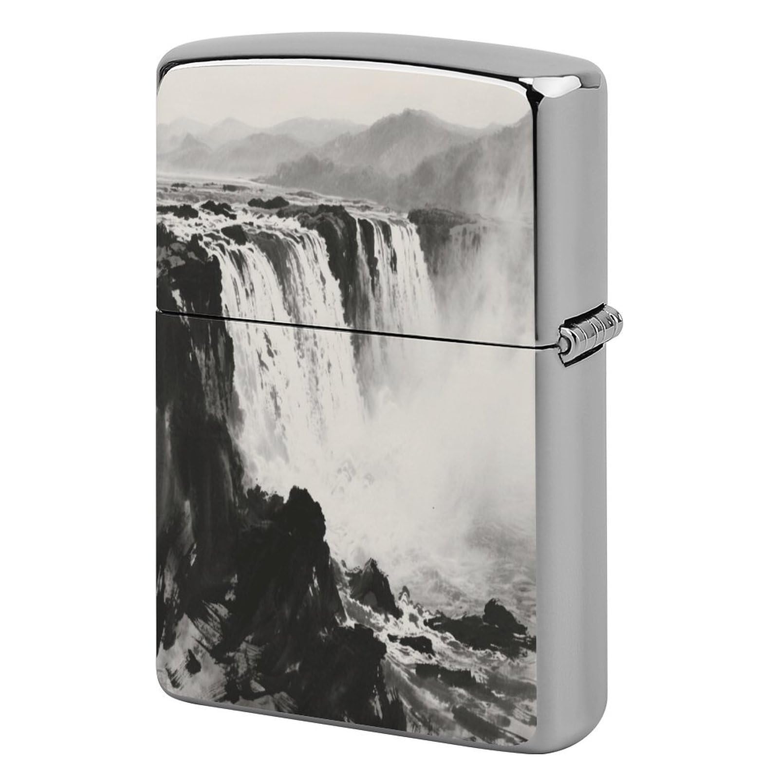 Fekiloot Style Niagara Falls Lighter Case Cover Metal Lighter Case