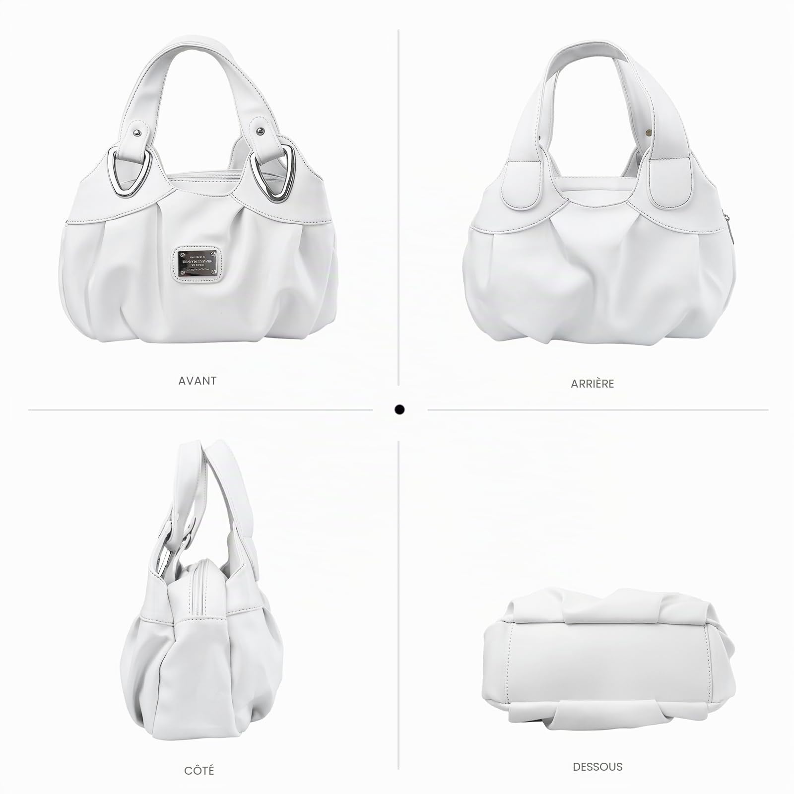 Nicole&Doris Sac à Main Épaule Bandoulière Mode Femme en Cuir PU Sacs portés Main Sacs à Main portés Main
