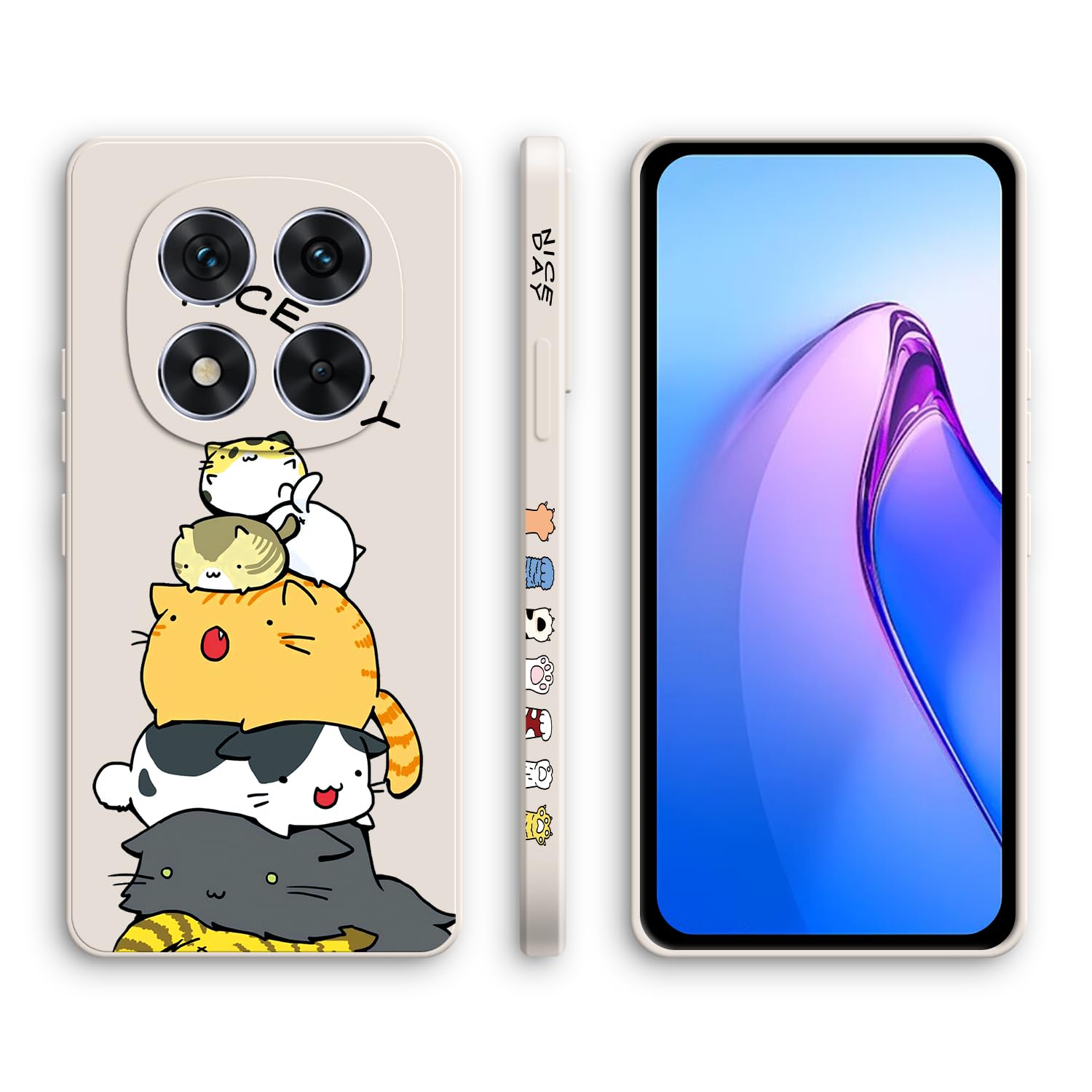 XINYEXIN Süße Silikon-Hülle Für Xiaomi Redmi Note 14 5G – Ultra-Dünn, Lavendel, Stoßfest & Kabelloses Laden Möglich