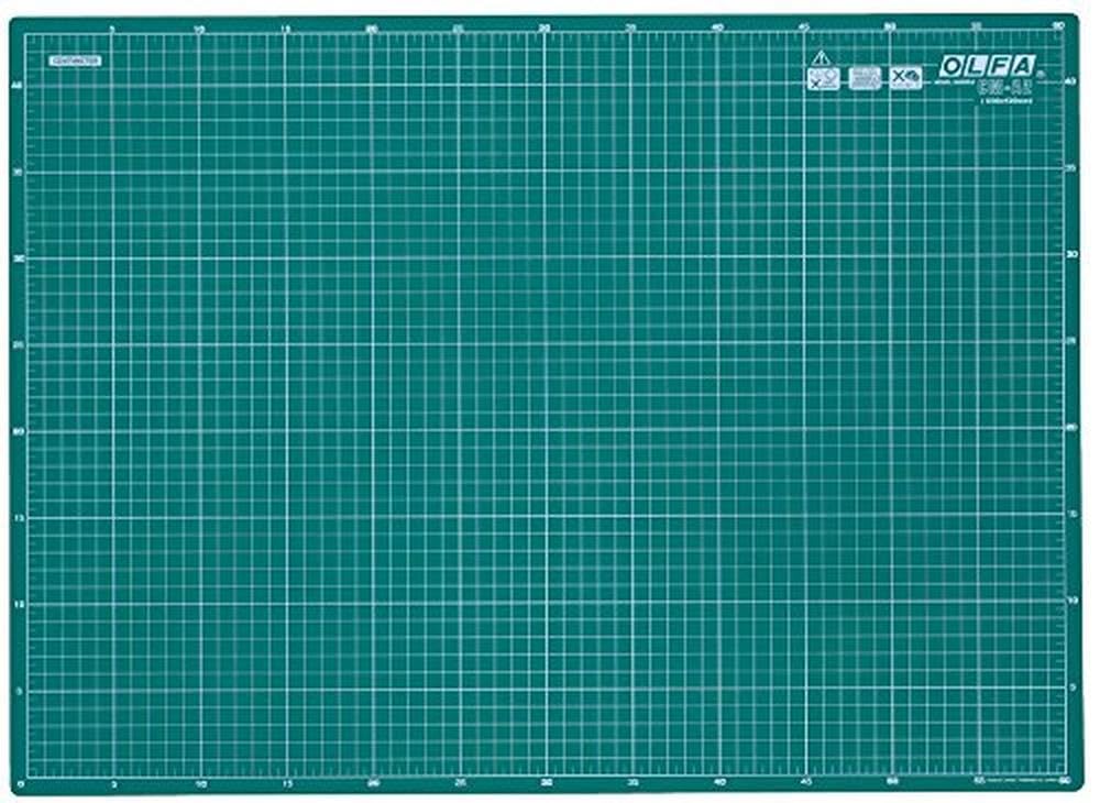 Olfa A2 (620x450mm) multi-purpose self-healing Craft Mat, Green