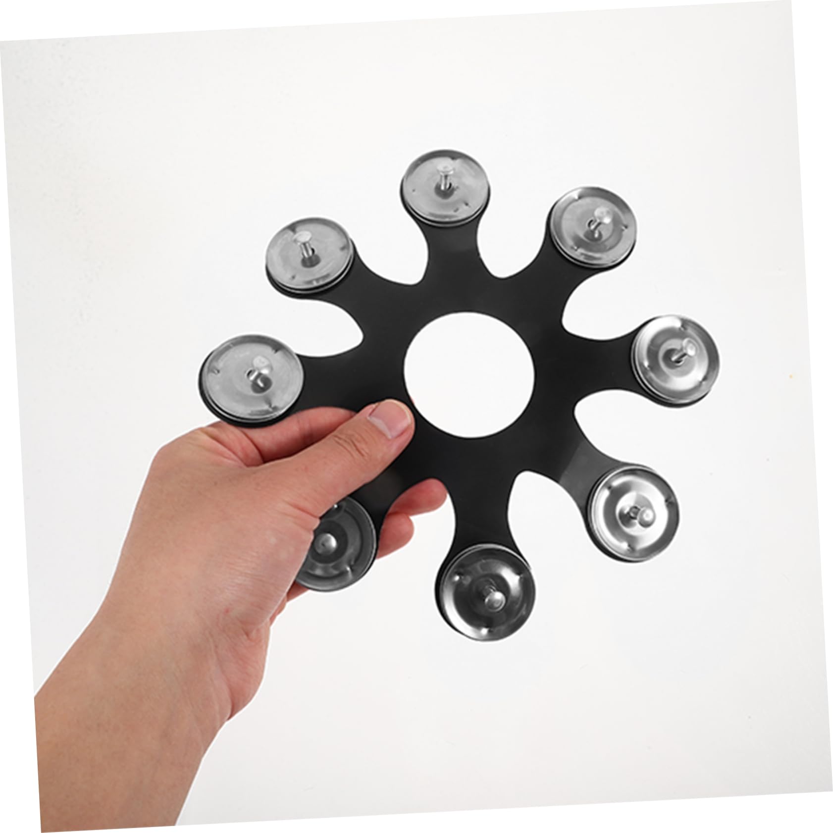 Abaodam 5 Piezas de Pandereta Platillo Hi-hat Accesorio de Acero Inoxidable Pet Elegante Y Resistente