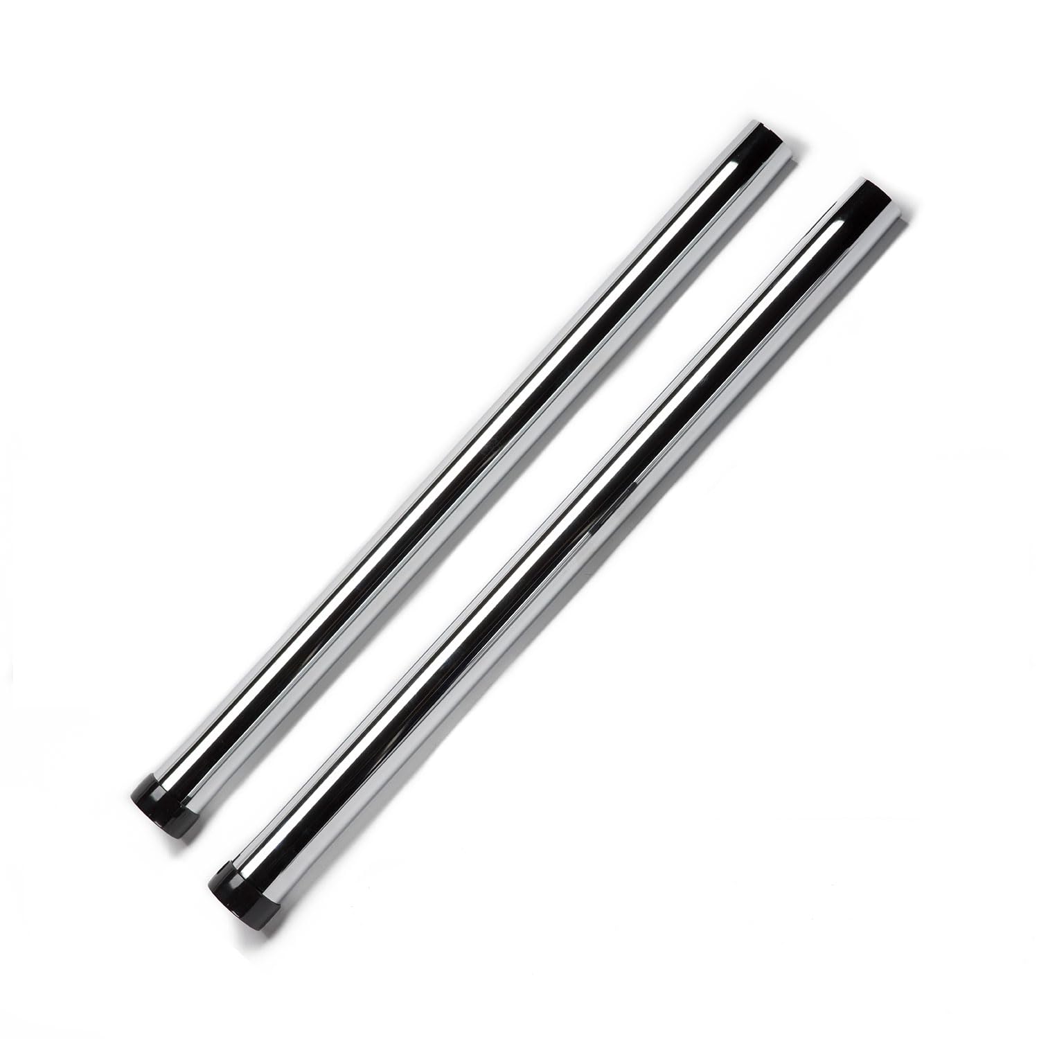 Central Technology Systems 2-Pack 32mm Straight Chrome Extension Tubes Compatible with Henry and Other Numatic Vacuums Including Hetty, Charles, James, George, Edward, Harry and Nuvac
