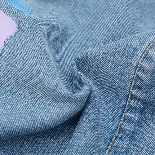 Girls Spring Autumn Denim Jackets Casual Coats Children's Fashion Clothes Kids Loose Slim Toddler Clothes For Boys 3t4
