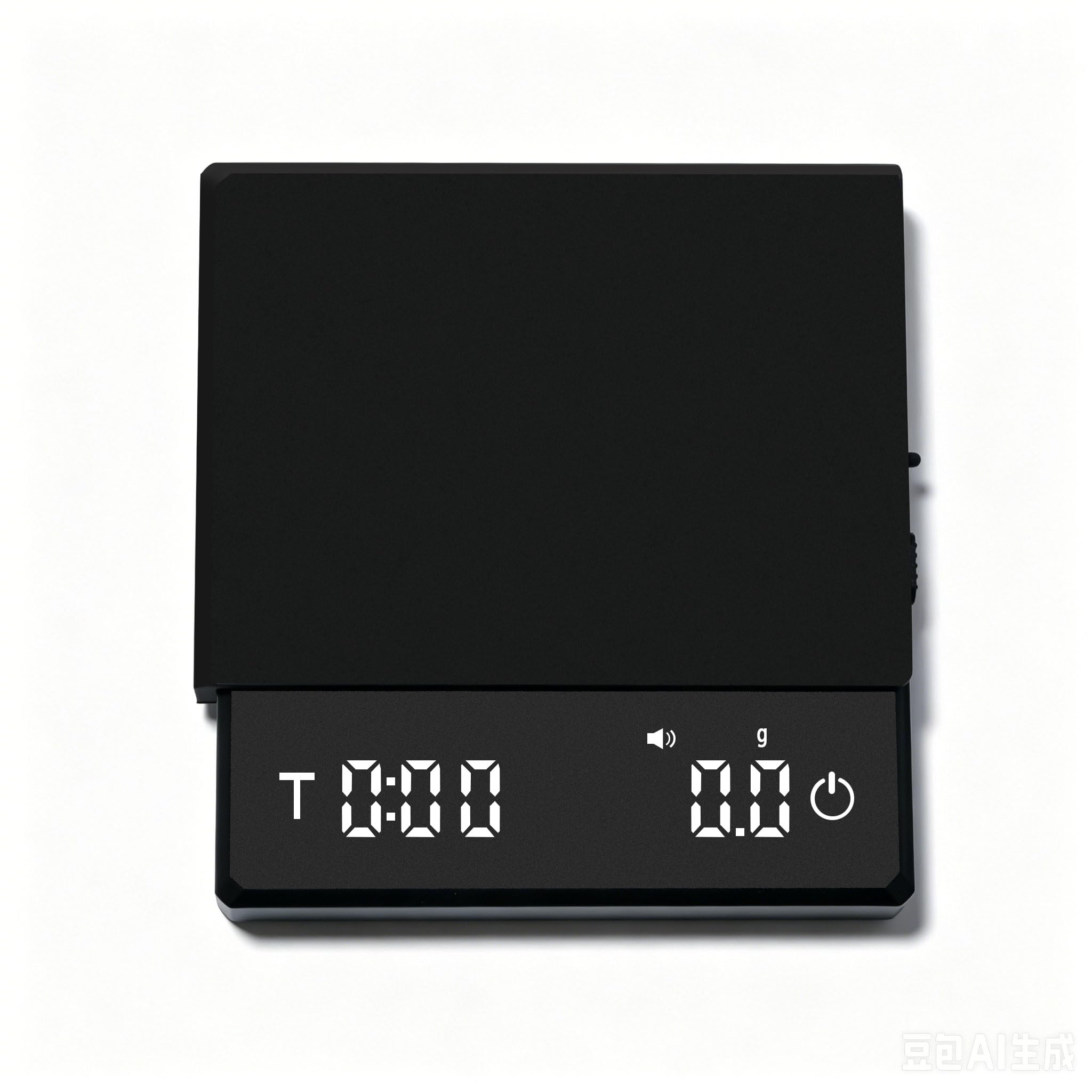 Mini-Kaffeewaage mit Timer, wiederaufladbar, digitale Küchenwaage, 0,1 g, Präzision zum Übergießen von Espresso, Typ-C-Ladegerät, tragbare Kaffee-Waage mit hintergrundbeleuchtetem