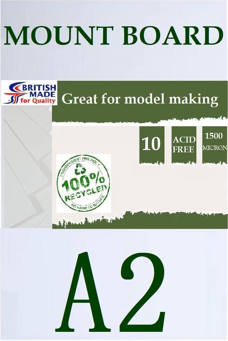 Protectafile Studland A1,a2,a3,a4 Mount Board Antique White (10