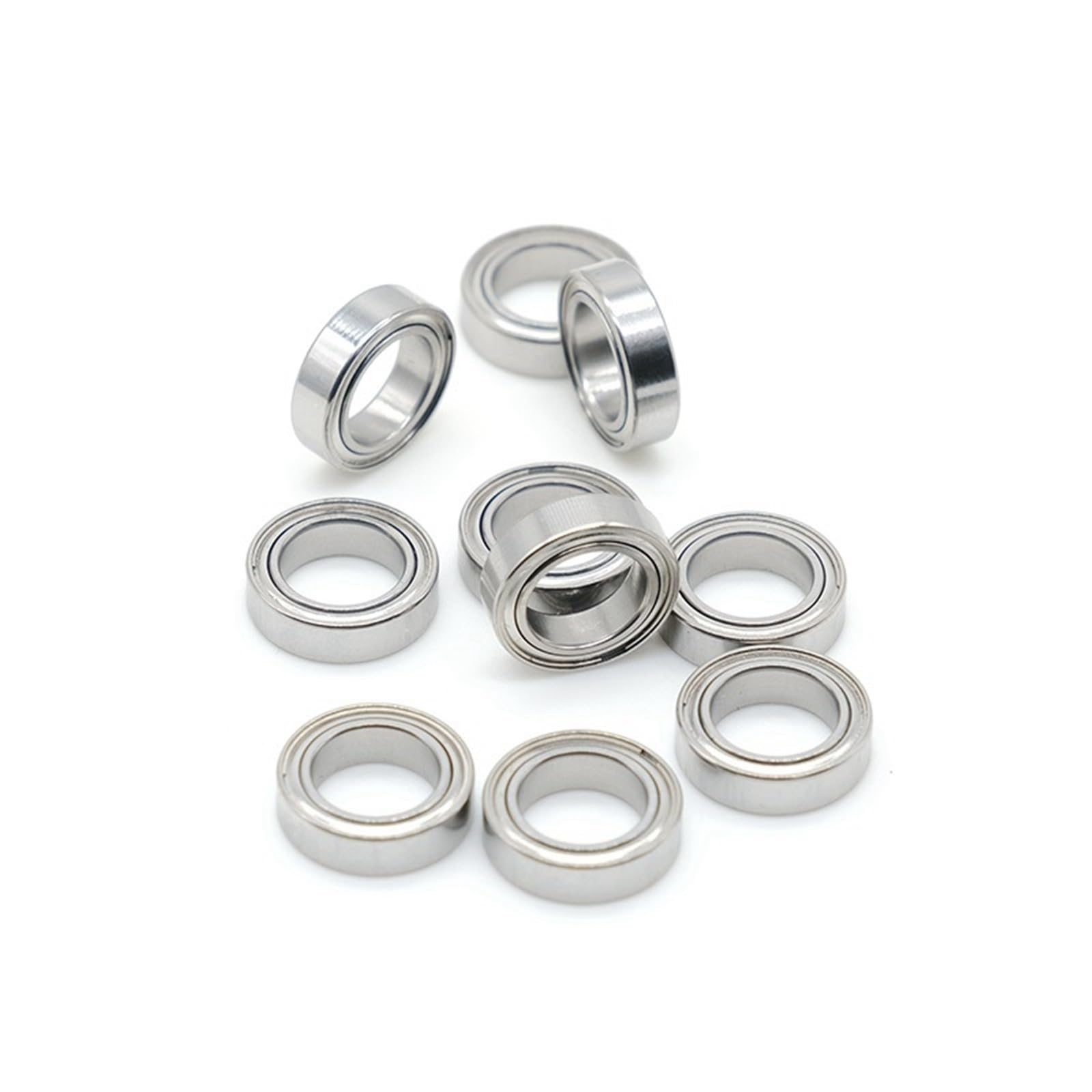 Rodamientos de bolas de ranura profunda R168Z R168-2ZZ (6,35 x 9,525 x 3,175 mm, 1/4 x 3/8 x 1/8 pulgadas, 5 unidades)