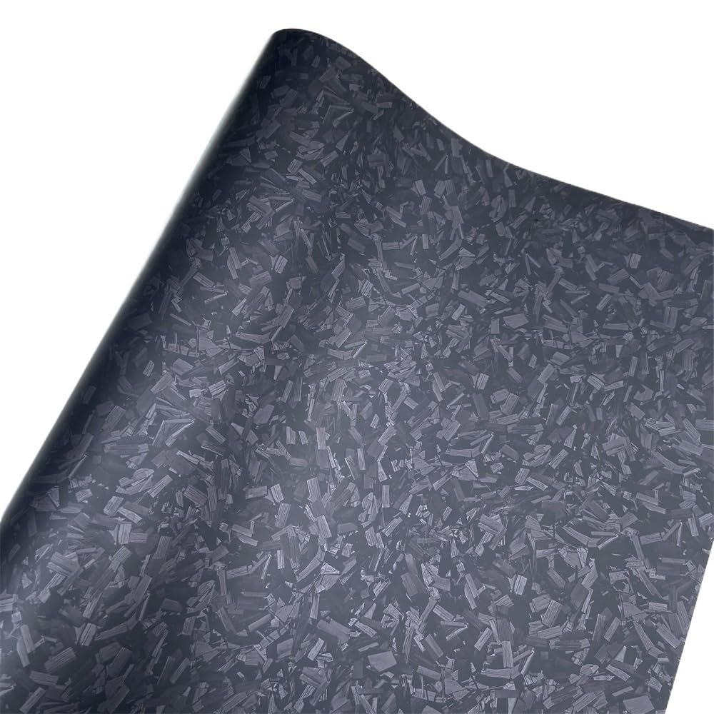 Matowa czarna kuta folia winylowa z włókna węglowego do motocykli, rowerów, naklejek, akcesoriów samochodowych, folia do pakowania samochodu (50X152 CM)