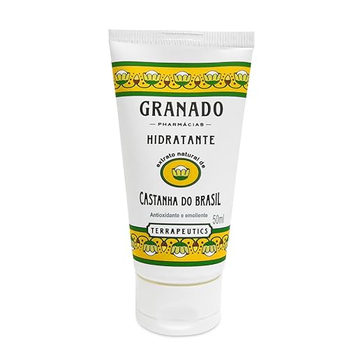 Granado Hidratante Corporal Terrapeutics, Castanha Do Brasil, Amarelo, 50ml