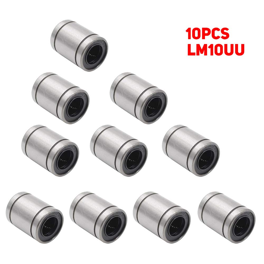 Lot De 8 Roulements à Billes Linéaires LM10UU 10mm Pour Imprimante 3D Et CNC