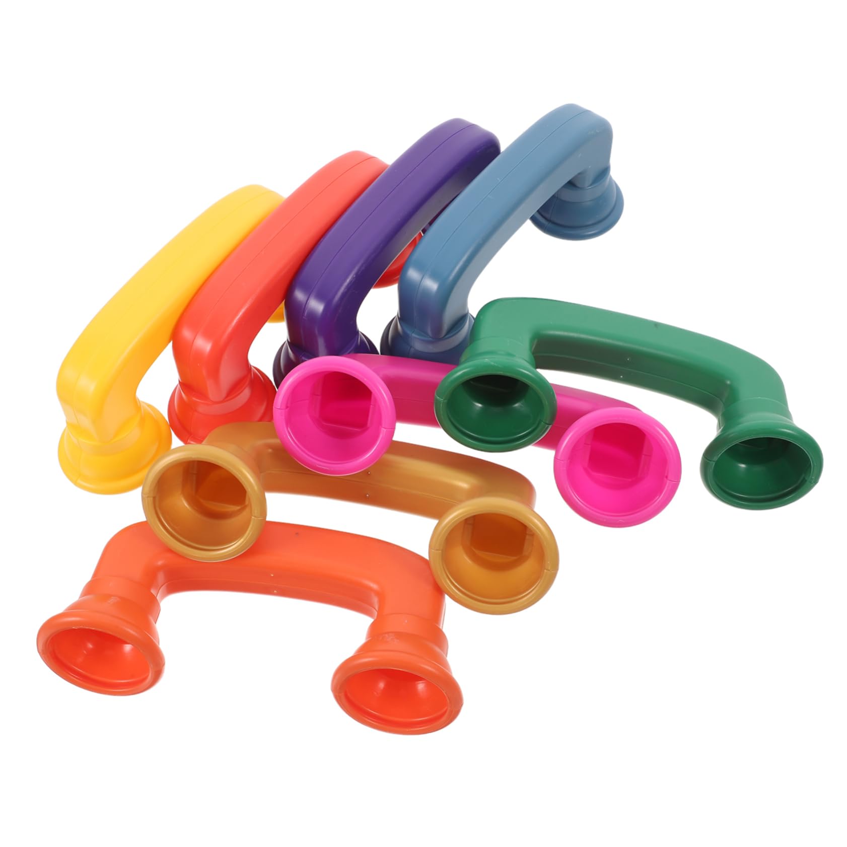 Parliky 8pcs Earpiece Pretend Phone Whisper Phones for Reading Whisper Phones for Classroom Reading Whisper Phone Colorful Whisper Phone Reading Phones for Classroom Phones