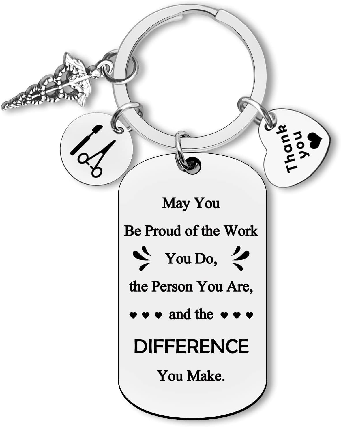 Surgical Tech Keychain Appreciation Jewelry Thank You Gifts