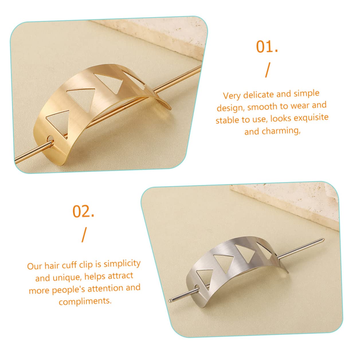 MAGICLULU 8 Piezas Horquilla De De Caballo Clip De De Caballo Pinza Para El Pelo De La Novia Clips De Moño Para El Cabello Palos De Pelo Updo Herramienta Perder Brazalete Metal