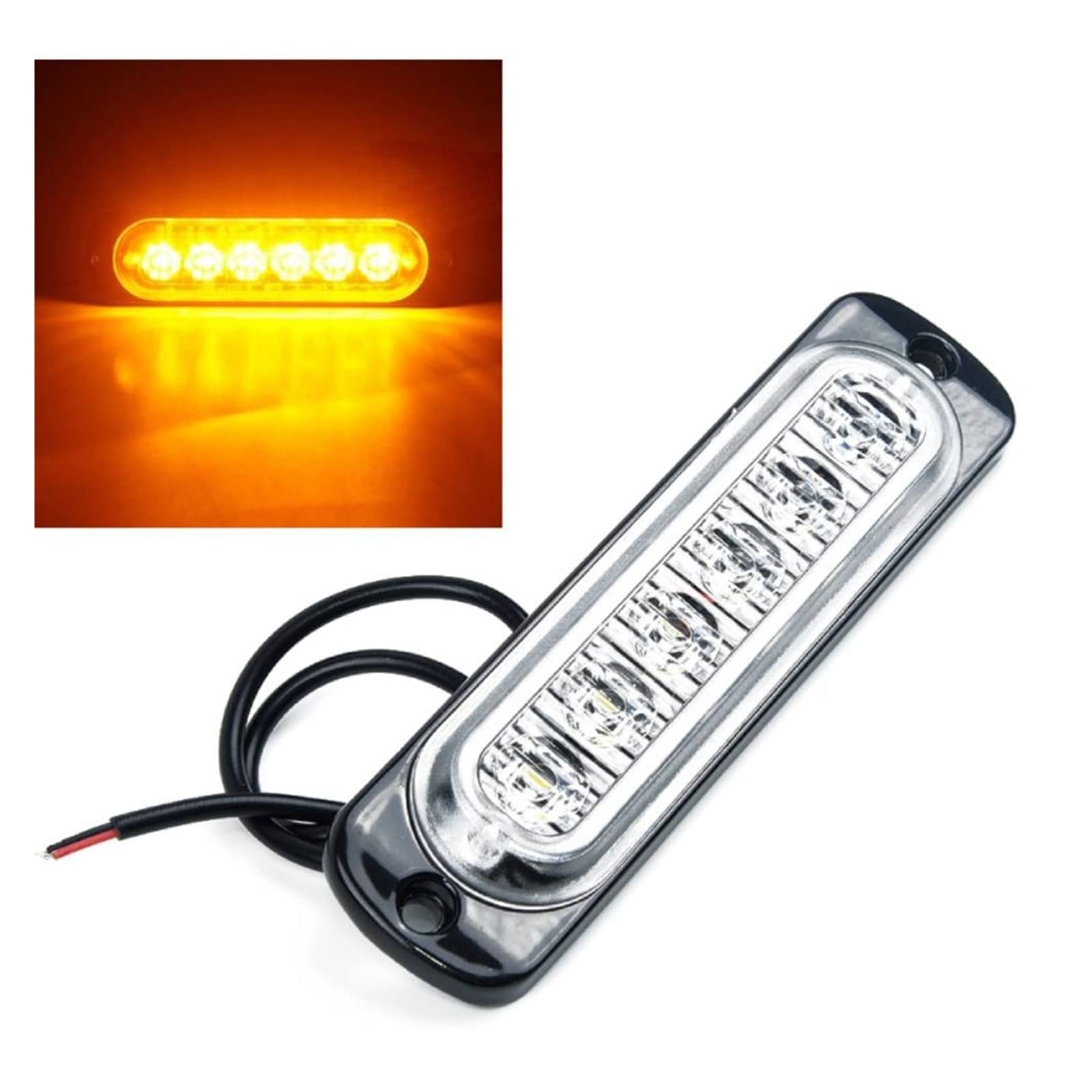 Blocchi luci antinebbia 12V-24V 6 - Light Bar Lampada Da Lavoro Guida Fendinebbia Spot Beam Offroad SUV 4WD Auto Car Boat Truck ATV - Fari 18W