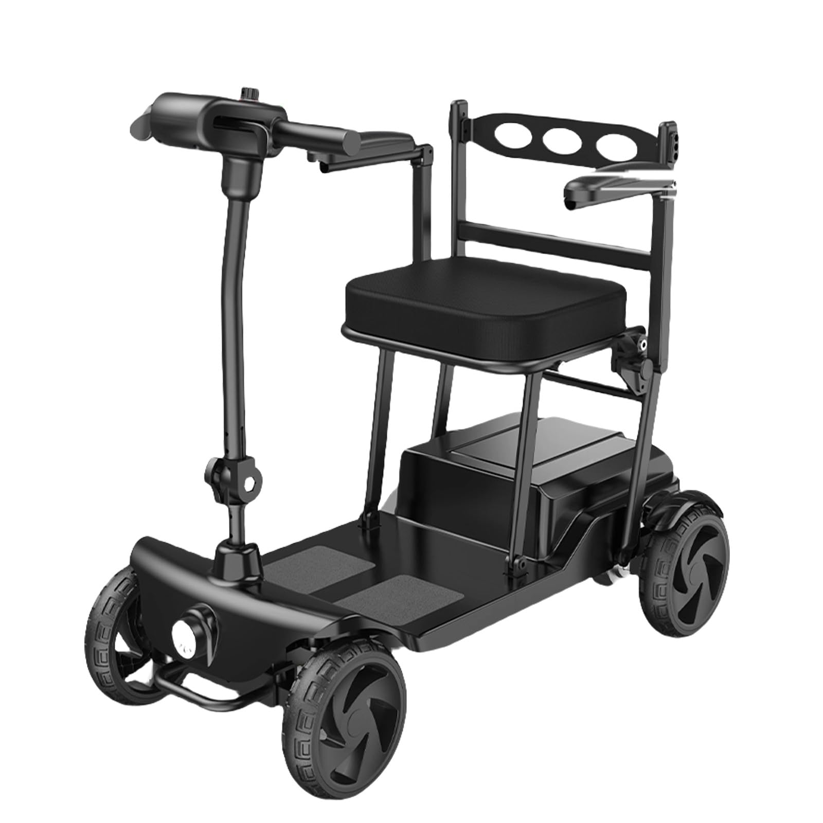 Elderly Four-Wheeled Scooter Electric Small Elderly Battery Car Foldable Lightweight Disabled Power-Assisted Electric Vehicle