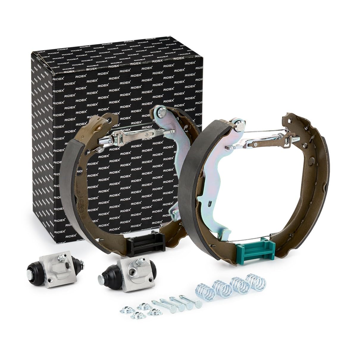 RIDEX 3859B0236 Kit de freins à tambour Arrière avec accessoires avec cylindre de roue Compatible avec DACIA DUSTER