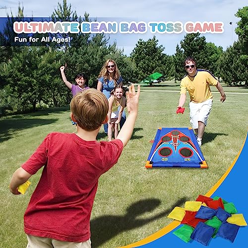 Image of TOY Life Bean Bags Toss Carnival Games, Cornhole, Outdoor Toys for Kids Ages 4-8, Backyard Game Sports & Outdoor Play, Outside Toys for Ages 5-7, Family Lawn Yard Games Birthday Party, Gift for Boys