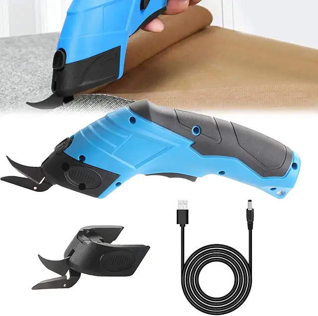 Ciseaux Électrique 3,6V 1500 mAh pour Couture et Bricolage