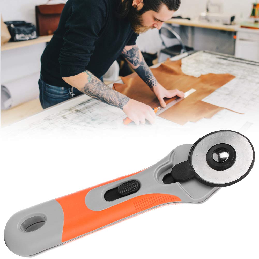 Gsycle 45mm Fabric Cutter Wheel, Quilting Rotary Cutters Tailor Cutter Sewing Quilting Fabric Cutting Craft Tool for Quilting Crafts Sewing