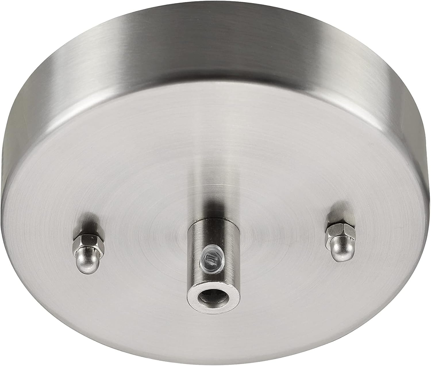Brushed Nickel Round Light Fixture Canopy Kit
