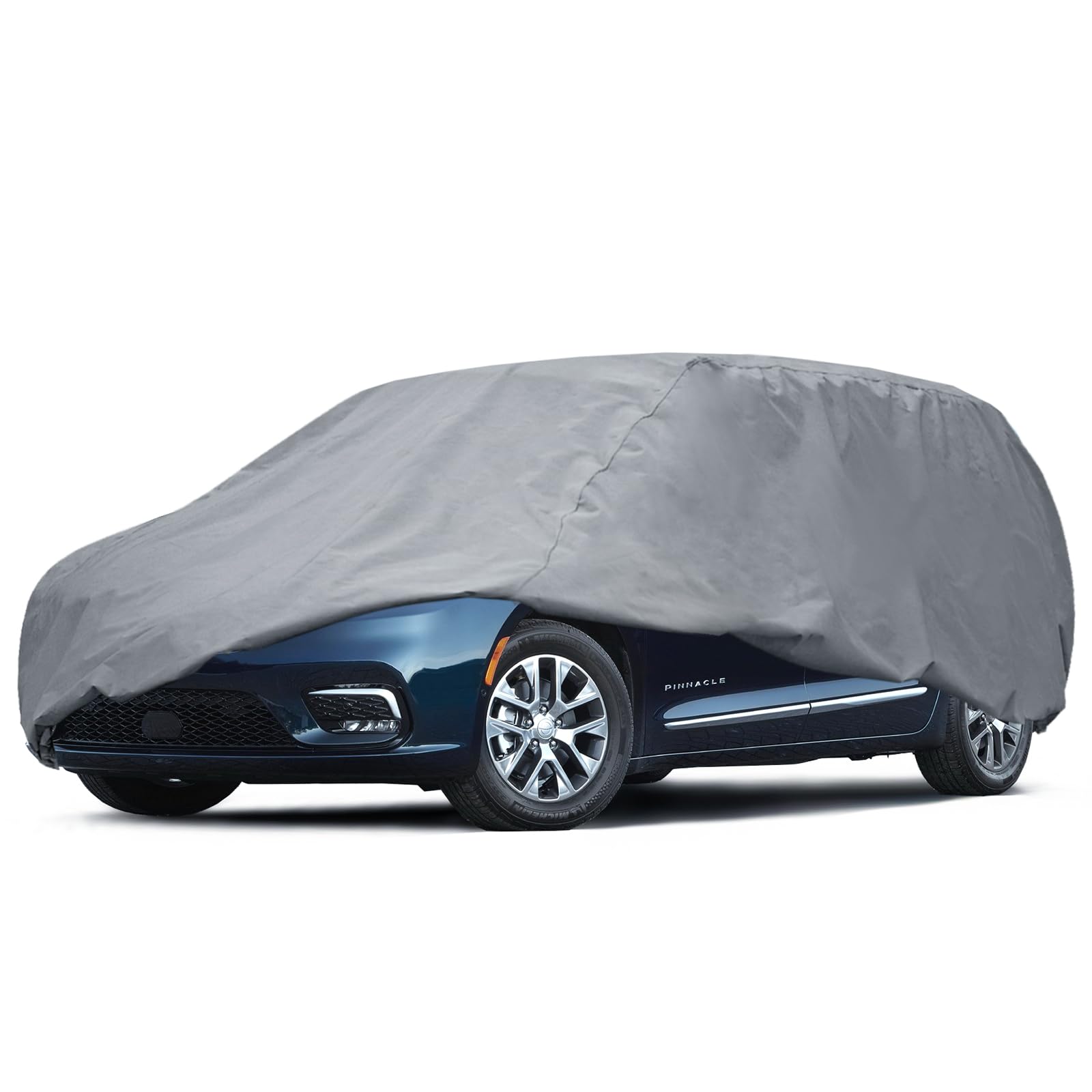 Leader Accessories Aggiornata Universale Telo Copriauto Impermeabile Antigraffio da Interno e Esterno,Telo Auto Traspirante Pieghevole,Telo Copertura per Hatchback,445x178x152cm Grigio | Adatto a hatchback standard (445x178x152cm), impermeabile, traspiran