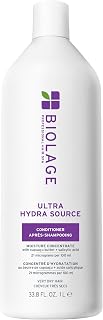 Biolage Ultra Hydra Source Conditioner for Very Dry Thick Coarse Hair - Cupuaçu Butter & Salicylic Acid, 72Hr Moisture Frizz Control