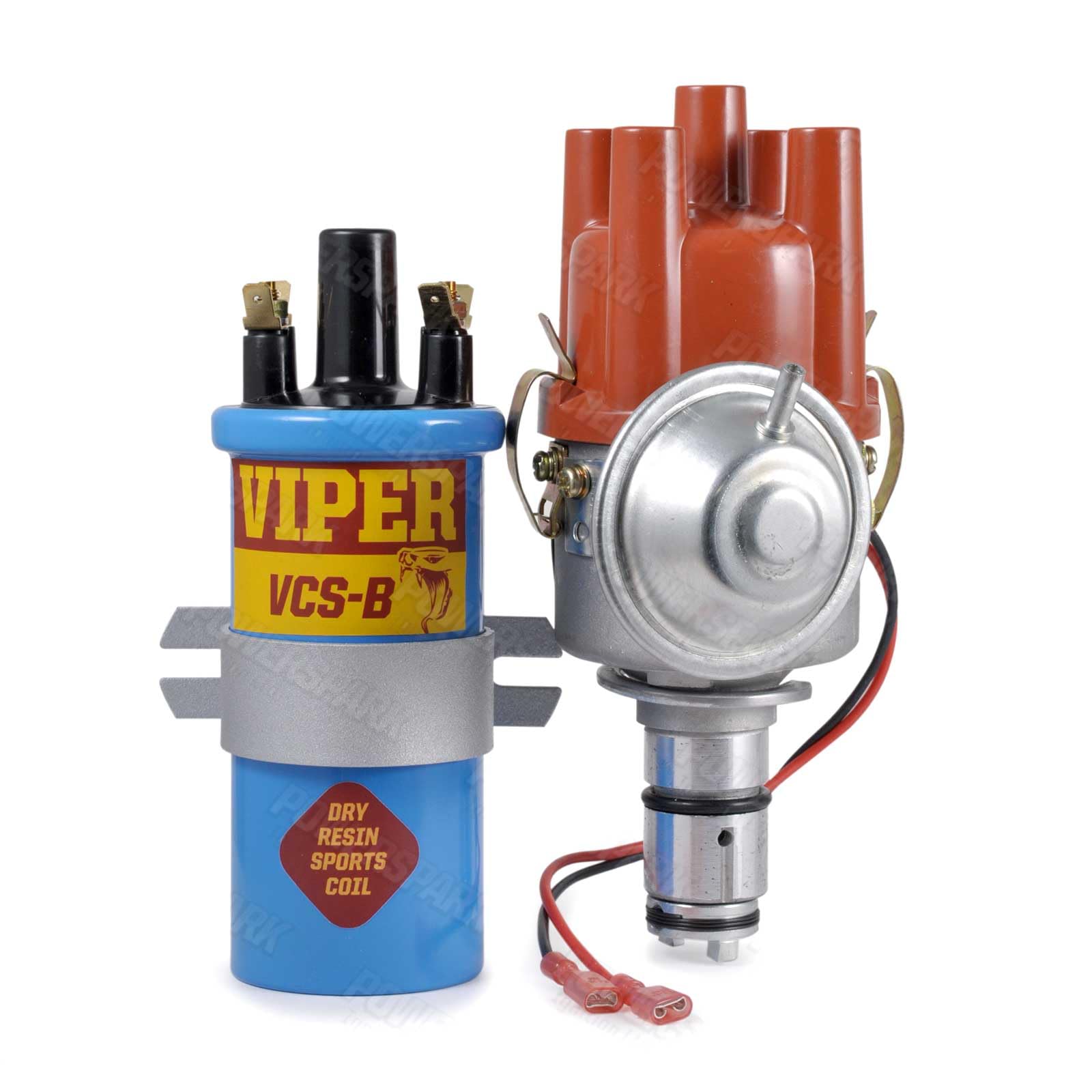Performance Electronic Distributor with Viper Blue Ignition Coil for VW Beetle & Camper Water & Air Cooled Engines