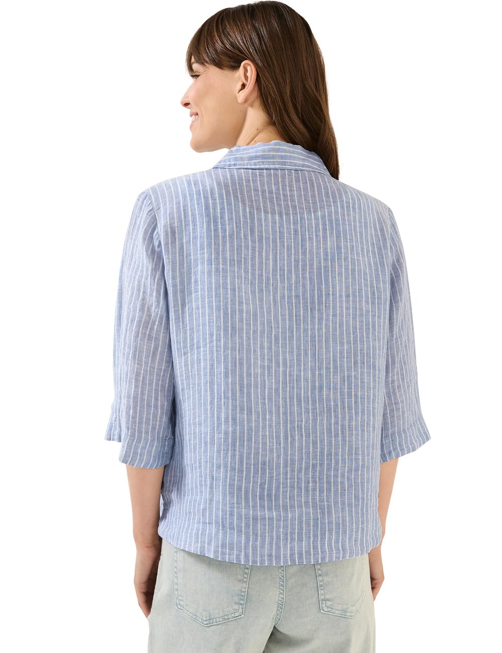 Cecil Bluzka damska, Chambray Forever Blue, L