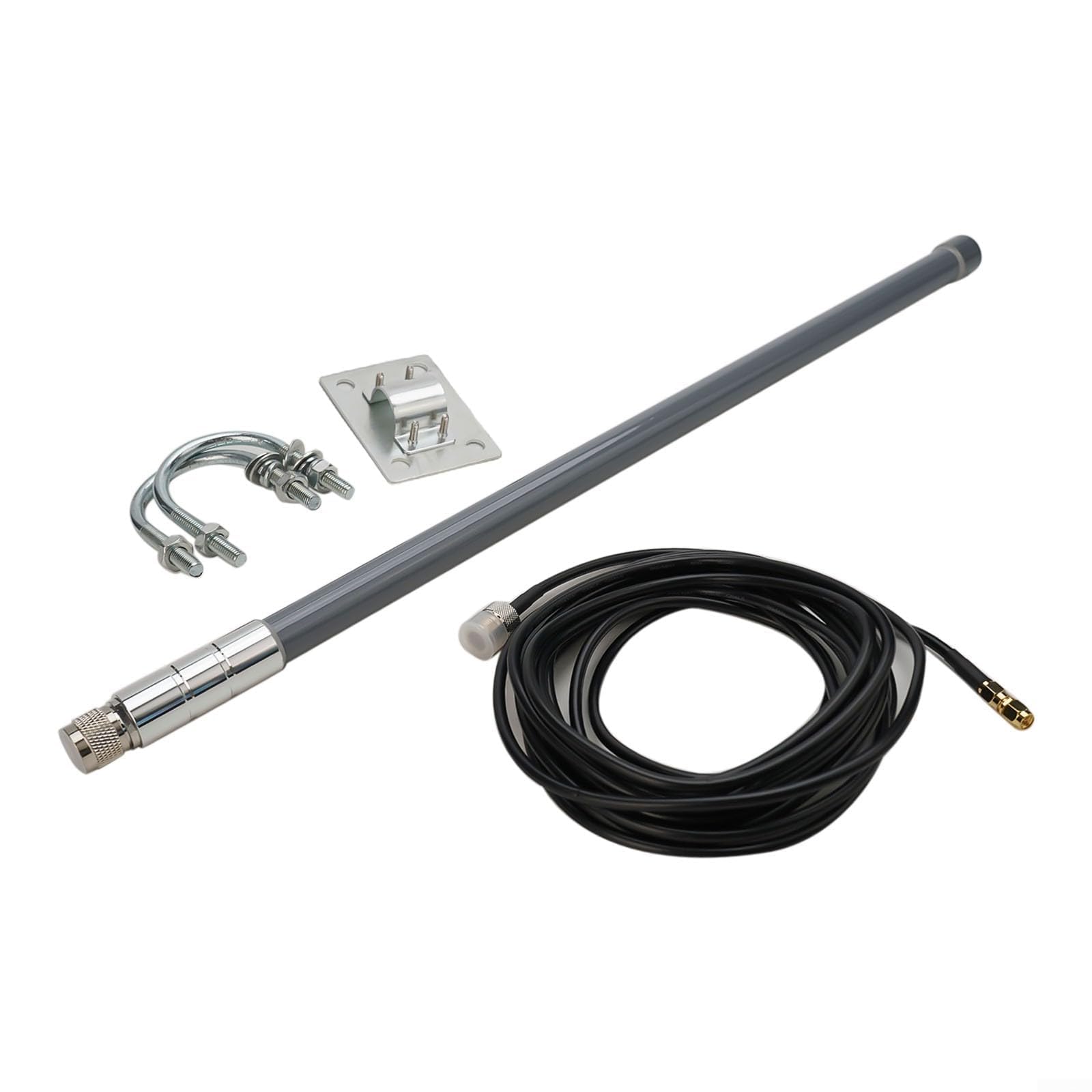 12dBi pour lora pour antenne 868 MHz 915 MHz fibre de verre extérieur 12 dBi (kit d'antenne)