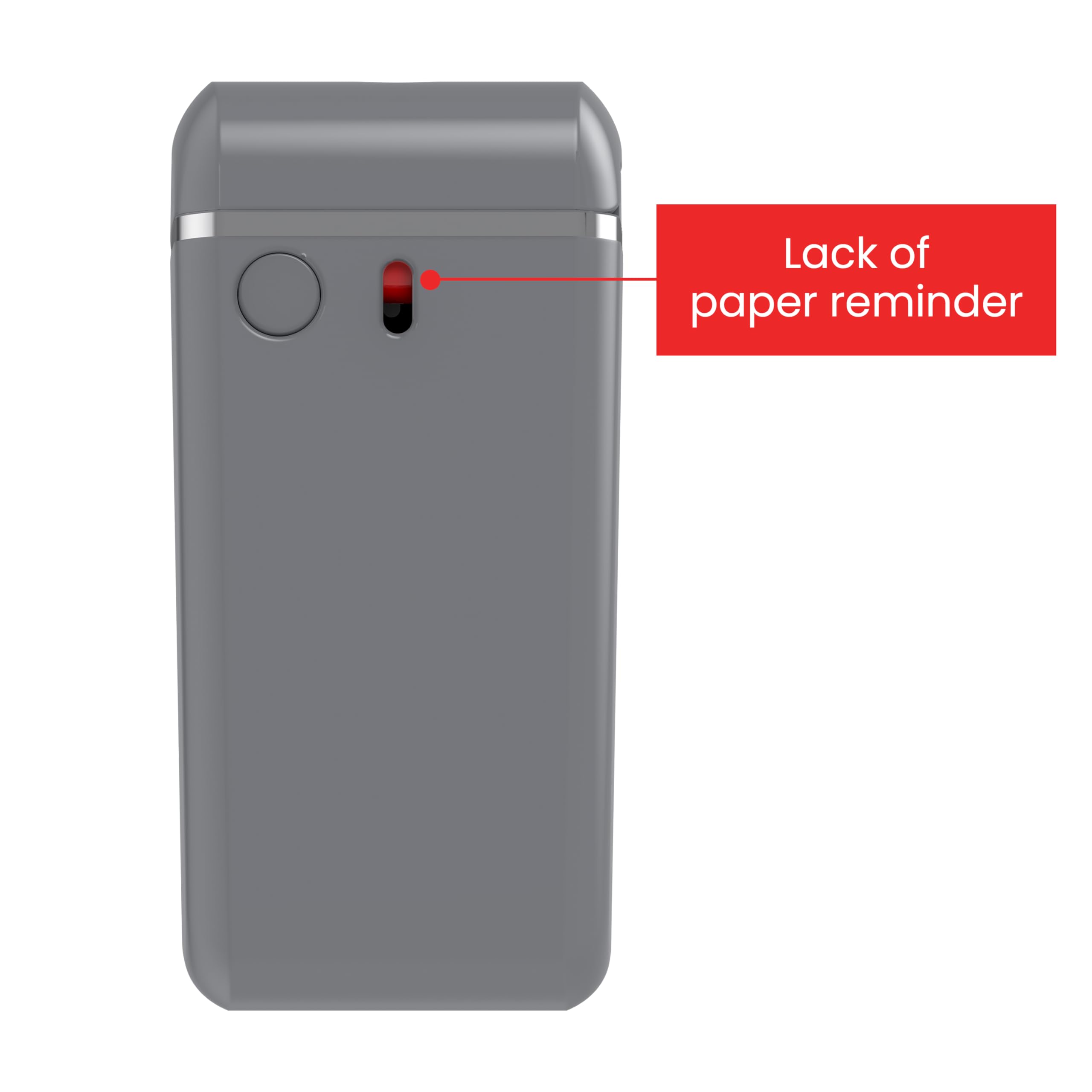 Dispensador de toallas de papel de mano multipliegue para encimera de Oasis Creations, dispensador de una sola hoja - Gris brillante