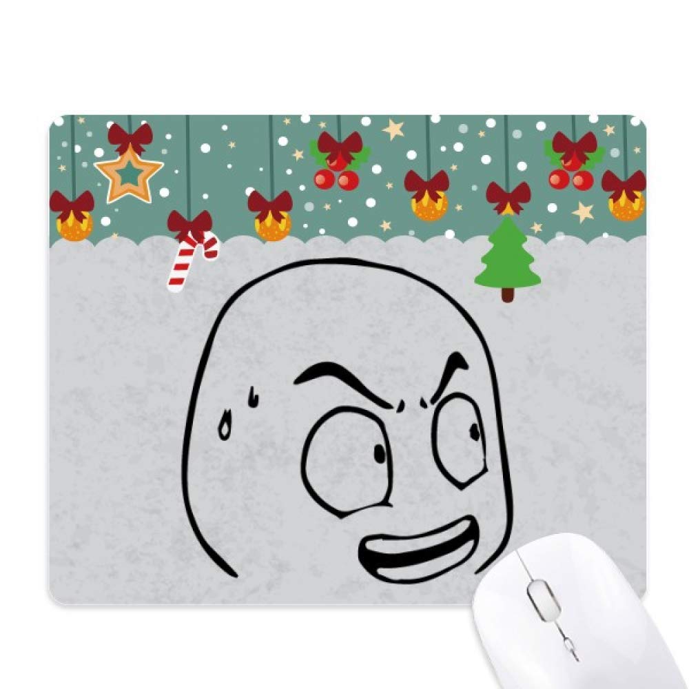Tapis de souris en jeu bureau noir smiley ordinateur pc mat