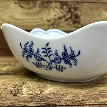 Amazon.co.jp: チェコ ボヘミア陶器 カールスバード ブルー